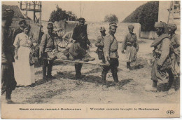 Guerre 14-18 -  Blessé Marocain Ramené à NEUFMONTIERS - Guerra 1914-18