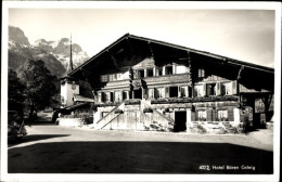 CPA Gsteig B. Gstaad Kanton Bern, Hotel Bären, Kirche, Freitreppe - Other & Unclassified