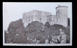 Cp, 14, Falaise, Le Château, Juché Sur Une Falaise De 45 Mètres, Vierge, Ed. Gaby - Falaise