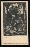 Künstler-AK Ludwig Von Zumbusch: Der Wanderer  - Zumbusch, Ludwig V.