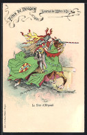 Künstler-AK Bruges, Tournoi De L`Arbre D`Or 1901, Le Sire D`Argueil  - Other & Unclassified