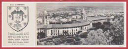 Pretoria. Afrique Du Sud. Union Building. Armoiries. Larousse 1960. - Historische Documenten