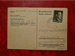 Lettre Allemagne 1942 POSTKARTE KRAKAU - Other & Unclassified