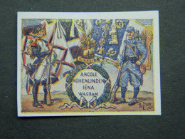 Vignette Militaire Delandre Non Dentelée 4ème Régiment D'Infanterie Blaisois Illustration Charles Brun - Militärmarken