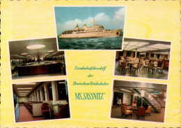 H2454 - MS Sassnitz Fähre Fährschiff Innenansicht - Bild Und Heimat Reichenbach - Traghetti