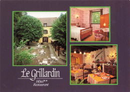 Groléjac * Hôtel Restaurantr LE GRILLARDIN * Cp 3 Vues * Dans Le Bourg - Autres & Non Classés