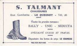BUVARD & BLOTTER - Chaussure TALMANT - Rue Gambetta - LE QUESNOY - Botte Le Chameau - Autres & Non Classés
