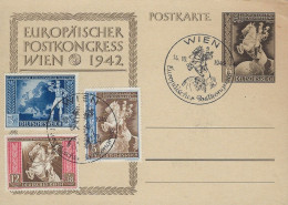 Europa - Deutschland-Drittes Reich - Postkarte    1942 - Guerre 1939-45