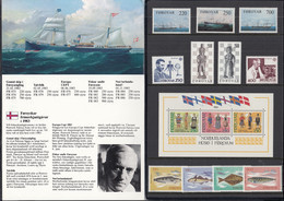 FÄRÖER  Jahrbuch 1983, Postfrisch **, 79-Block 1 - Islas Faeroes