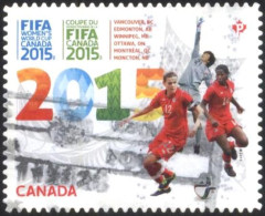 Used Stamp Sport Soccer Football FIFA 2015 From Canada - Autres & Non Classés
