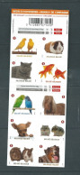 Carnet 10 Timbres Autocollants Neufs Belgique, C 4209 Y Et T, Animaux De Compagnie,.. Non Plié  Pb21004 - Non Classés