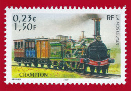 Les Légendes Du Rail - Crampton - Briefmarken (Abbildungen)