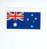 Chromo/carte Plastifiée Moderne AUSTRALIE Canberra Oceanie Oceania Drapeau Flag Plan Map 90 X 58 Mm Neuve TB - Altri & Non Classificati