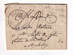 Lettre 1831 Fresnay Le Vicomte Sarthe Saint Remy Mamers - 1801-1848: Précurseurs XIX