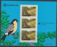 AZOREN Block 7, Postfrisch **, Europa CEPT:  Natur- Und Umweltschutz 1986 - 1986