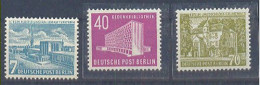 Germany West Berlin Construction Mark Of Schlegel BPP Mi#121/3 1954 MNH ** - Unused Stamps