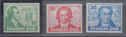Germany West Berlin 200 Years Since Goethe Birth Mark Of Schlegel BPP Mi#61/3 1949 MNH ** - Unused Stamps