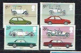 GRANDE BRETAGNE GREAT BRITAIN 1982, Automobiles Anciennes Et Modernes, 6 Valeurs, Neufs / Mint. R124 - Autos