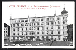AK Blankenberghe, Hotel Bristol  - Autres & Non Classés