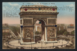 AK Paris, Arc De Triomphe De L`Etoile, Mit Glitzersteinen  - Sonstige & Ohne Zuordnung