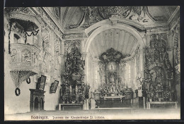 AK Hechingen, Inneres Der Klosterkirche St. Lutzen  - Hechingen