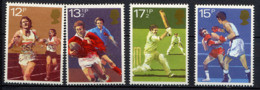 GRANDE-BRETAGNE / GB 1980, Yvert 955/8, Rugby, Course à Pied, Boxe, Cricket, 4 Valeurs, Neufs / Mint. R107 - Nuevos