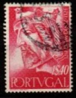 PORTUGAL  -   1955.  Y&T N° 822 Oblitéré.   Dynastie Alphonsine. Portraits Divers - Used Stamps