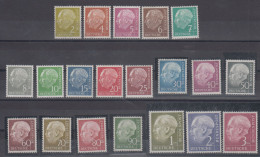 Germany Bundesrepublic The President Theodor Heuss Mi#177/196 1954 MNH ** - Unused Stamps
