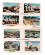 LOT 2 CPSM - VIET-NAM - VIETNAM - INDOCHINE - Souvenir De HAIPHONG - Multivues - Viêt-Nam