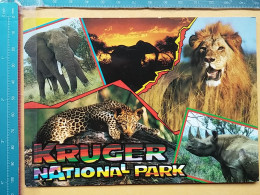 KOV 506-58 - NATIONAL PARK KRUGER, AFRICA, ELEPHANT, RHINOCEROS, LION, TIGER - Elephants