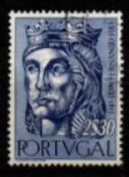 PORTUGAL  -   1955.  Y&T N° 825 Oblitéré.   Dynastie Alphonsine. Portraits Divers - Gebruikt
