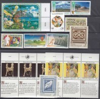 UNO WIEN Jahrgang 1991, Postfrisch **, Komplett 110-124 - Unused Stamps