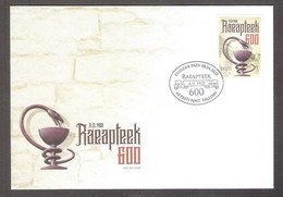 Town Hall Pharmacy 600 2022 Estonia  Stamp FDC Mi 1039 - Estonie