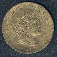 Peru, 20 Centavos 1961 - Perú