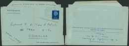 Aérogramme Hollandais 30C Expédié De Joppe (1960, Origine Namur) > Lieutenant à Usumbura (Ruanda-Urundi) - Brieven En Documenten