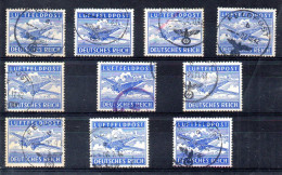 Alemania Feldpost 2da Guerra Mundial Nº Michel 1o (lote De 11 Stamps) - Feldpost World War II