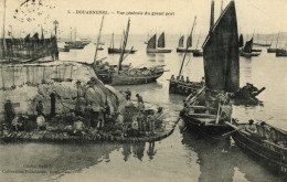 DOUARNENEZ - Vue Générale Du Grand Port - Nombreuses Barques à Voiles - Animé - Douarnenez