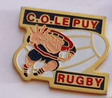 V139 Pin's C.O.LE PUY Rugby Le Puy-en-Velay Haute-Loire  Achat Immédiat - Rugby