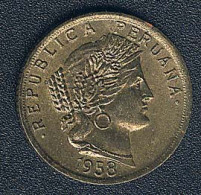 Peru, 10 Centavos 1958 - Perú