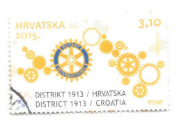 (CROATIA) 2015, ROTARY DISTRICT - Used Stamp - Croatie