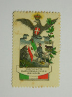 Vignette Militaire Italie - Comitato D'Assistenza Civile Di Brindisi - Ciclismo