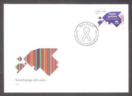 The Estonian Cancer Society  2022 Estonia   Stamp FDC  Mi 1056 - Estland