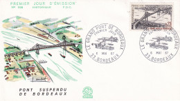 1er Jour, Le Grand Pont De Bordeaux - 1960-1969