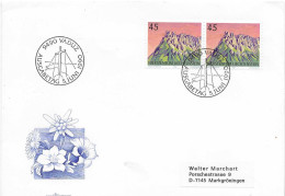 Postzegels > Europa > Liechtenstein > 1981-90 > Brief Met 2x No. 998 (17588) - Storia Postale