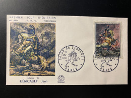 Enveloppe 1er Jour "Jean Géricault" 09/11/1962 - 1365 - Historique N° 441A - 1960-1969
