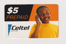 ZAMBIA  - Celtel $5 Remote Phonecard - Zambie
