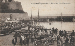 56 - Belle Ile En Mer : Départ Des Cars D'Excursions - CPA Neuve - Belle Ile En Mer