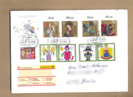 Los Vom 17.05 -  Einschreiben-Briefumschlag Aus Stuttgart 1990 Satzbrief - Storia Postale