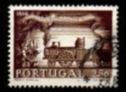 PORTUGAL  -   1956.  Y&T N° 834 Oblitéré.  Train  / Loco - Used Stamps