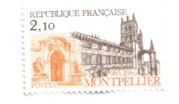 (FRANCE) 1985, CATHEDRAL MONTPELLIER - Used Stamp - Oblitérés